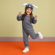 conejo gris - talla 5 nina